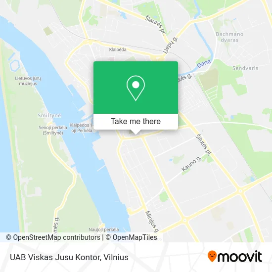 Карта UAB Viskas Jusu Kontor