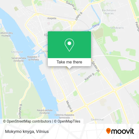 Карта Mokymo knyga