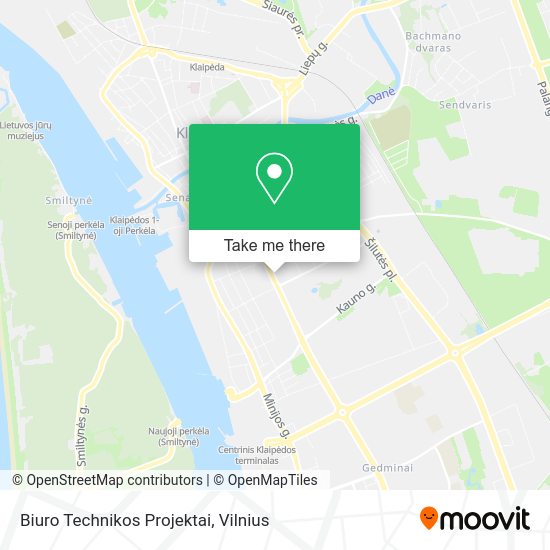 Карта Biuro Technikos Projektai