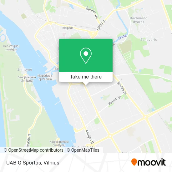 Карта UAB G Sportas