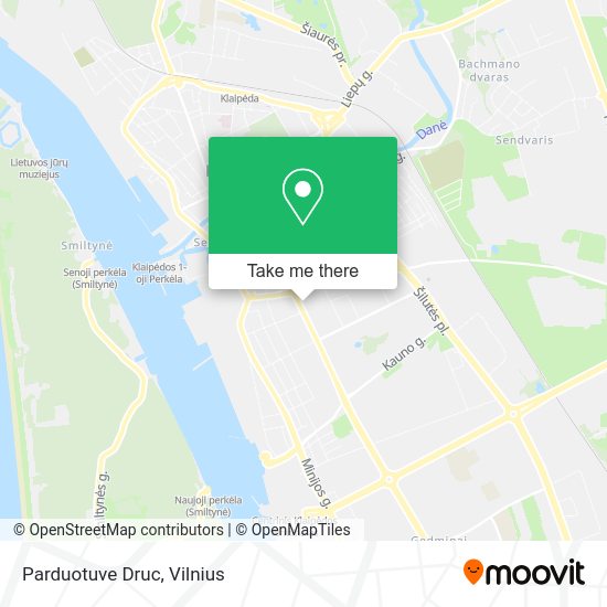 Карта Parduotuve Druc