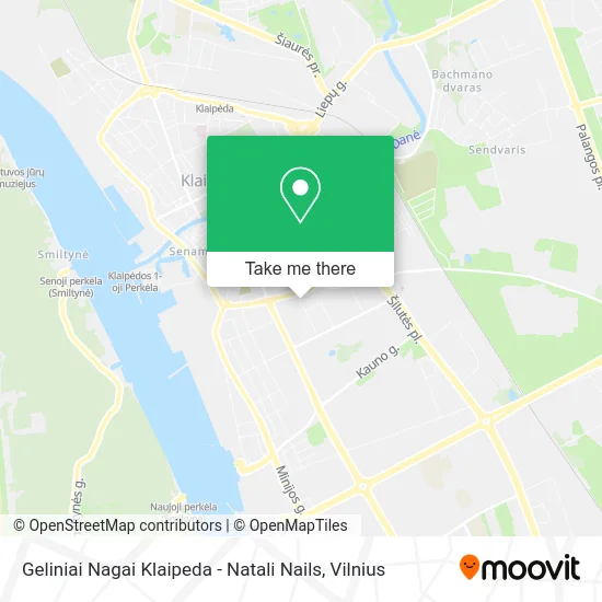 Карта Geliniai Nagai Klaipeda - Natali Nails