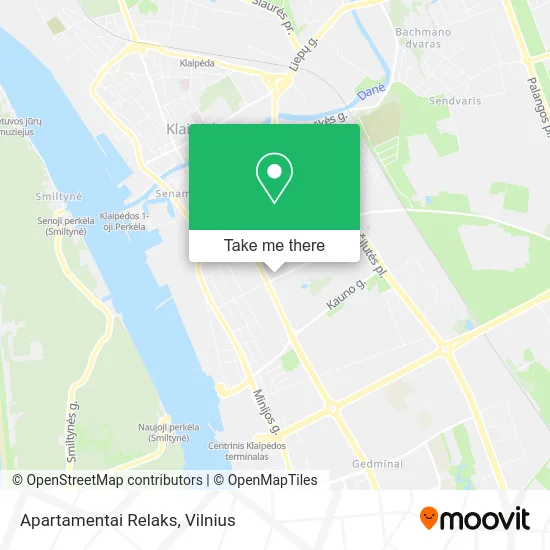 Карта Apartamentai Relaks