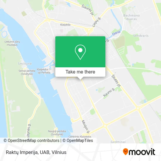 Raktų Imperija, UAB map