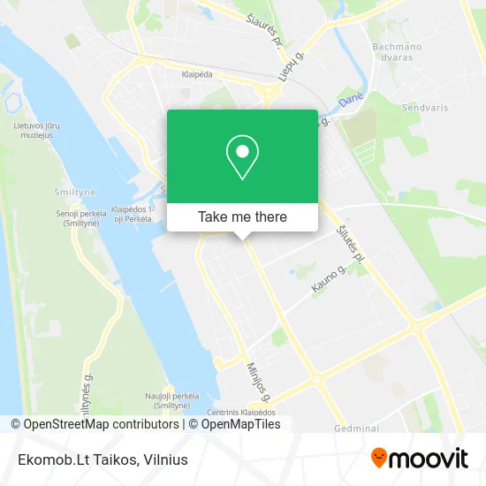 Ekomob.Lt Taikos map