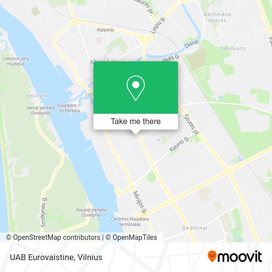 Карта UAB Eurovaistine