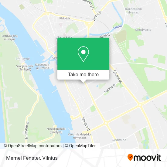 Карта Memel Fenster