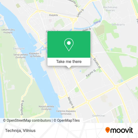 Карта Technija