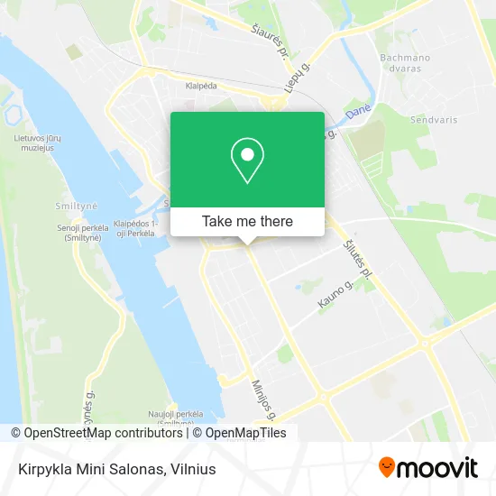 Карта Kirpykla Mini Salonas