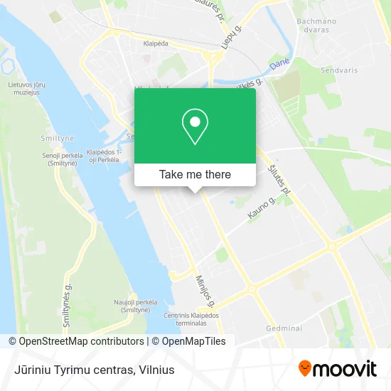 Карта Jūriniu Tyrimu centras