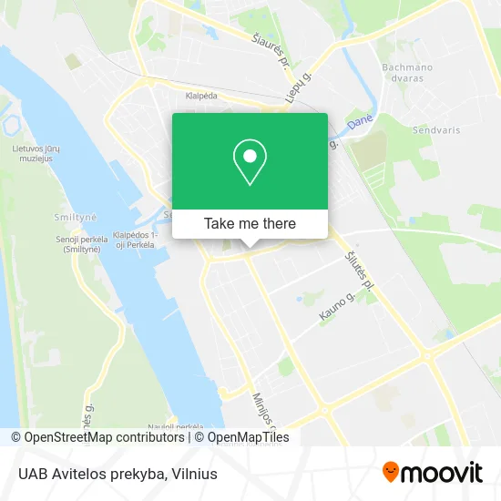 Карта UAB Avitelos prekyba