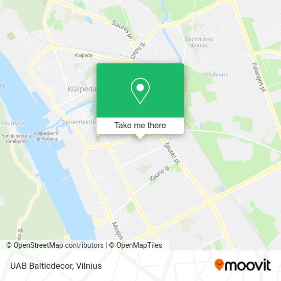 Карта UAB Balticdecor