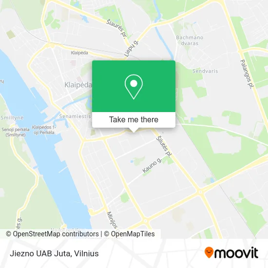 Карта Jiezno UAB Juta