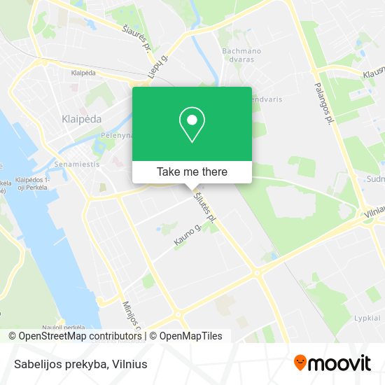 Карта Sabelijos prekyba