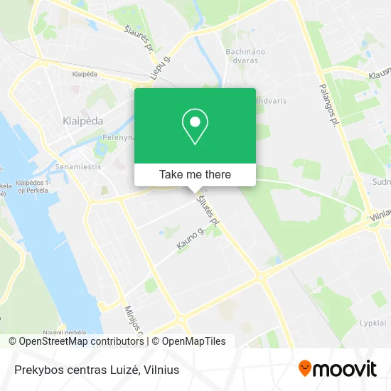 Карта Prekybos centras Luizė