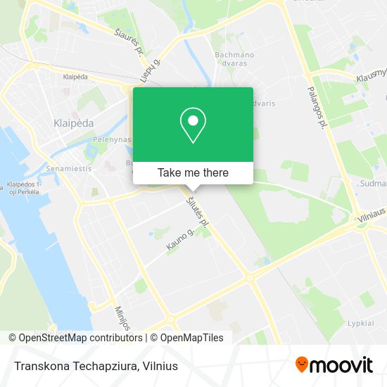 Карта Transkona Techapziura
