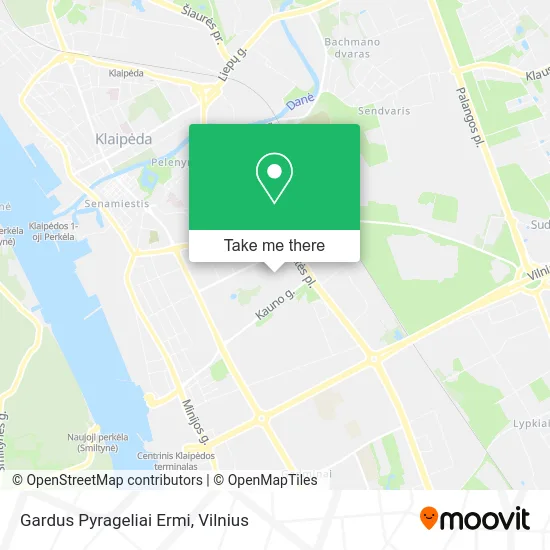 Карта Gardus Pyrageliai Ermi