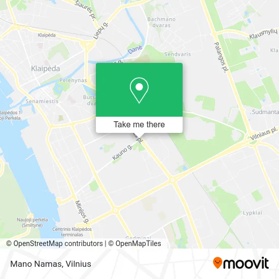 Карта Mano Namas