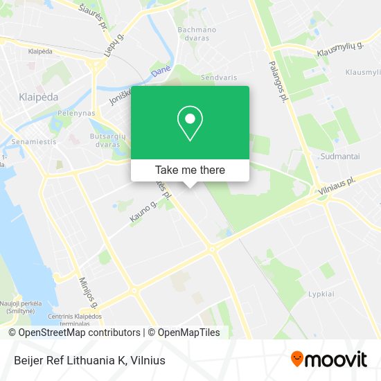Карта Beijer Ref Lithuania K