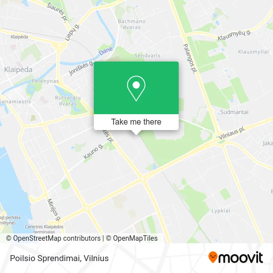 Карта Poilsio Sprendimai