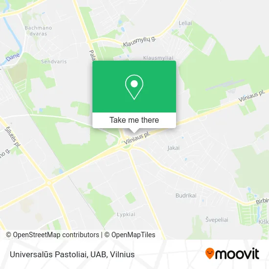 Карта Universalūs Pastoliai, UAB