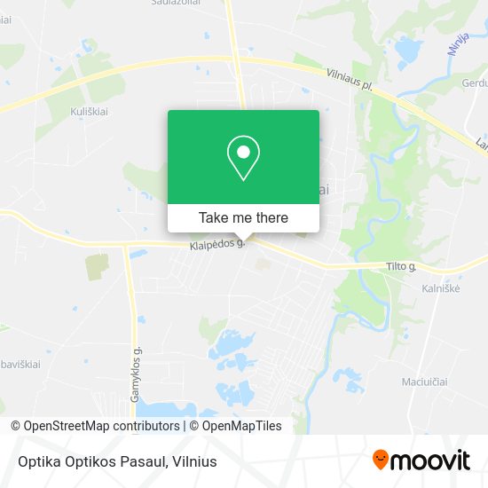 Карта Optika Optikos Pasaul