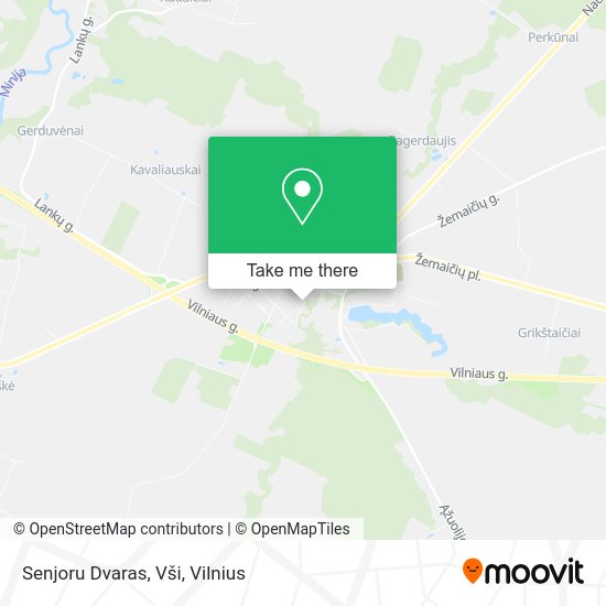 Карта Senjoru Dvaras, Vši