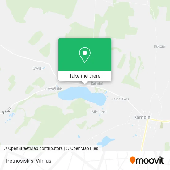 Карта Petriošiškis