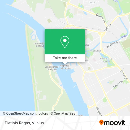 Карта Pietinis Ragas