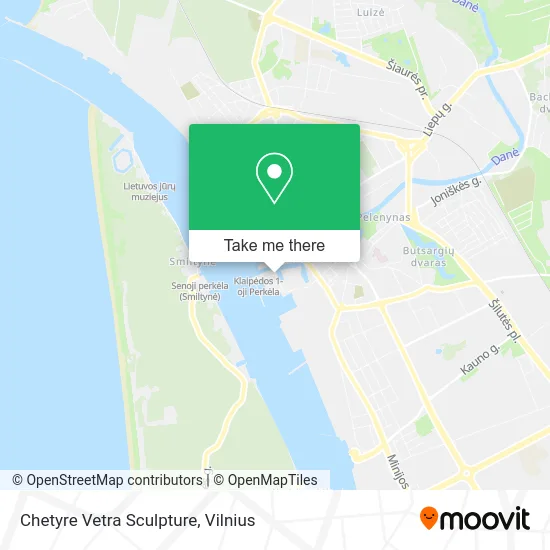 Chetyre Vetra Sculpture map