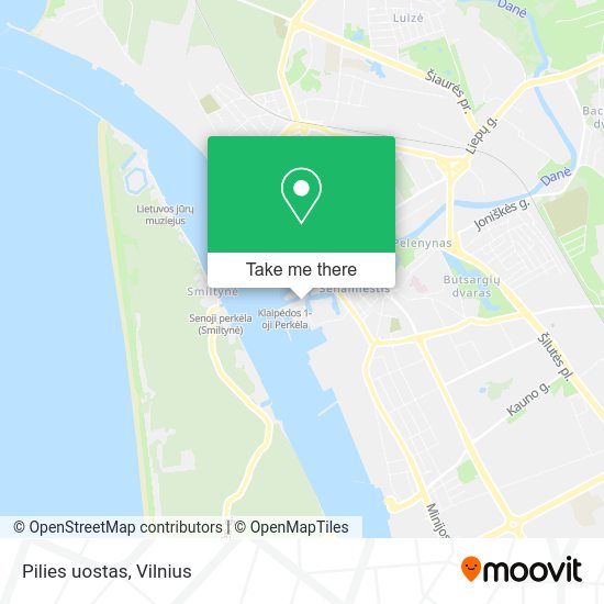 Карта Pilies uostas