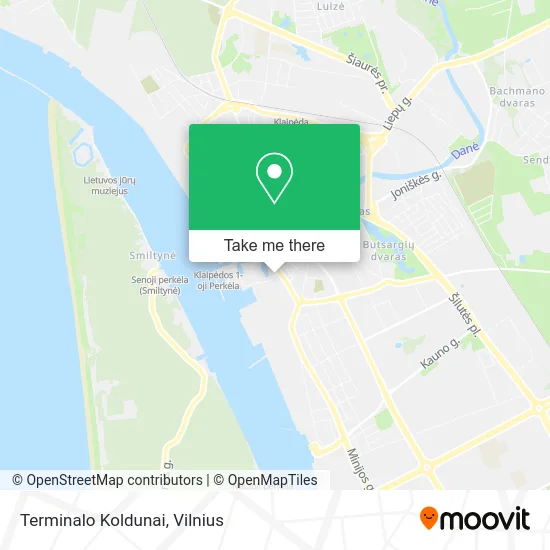 Карта Terminalo Koldunai
