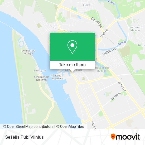 Карта Šešėlis Pub