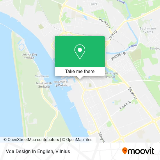 Карта Vda Design In English