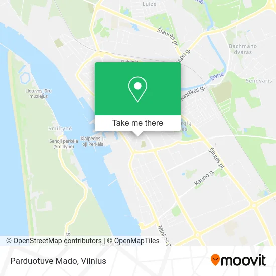 Карта Parduotuve Mado