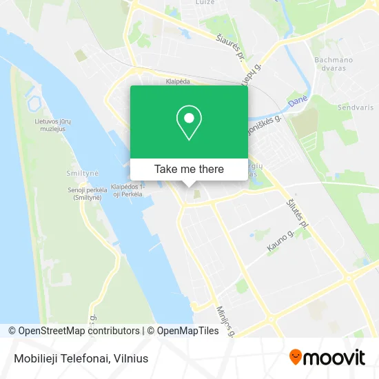 Карта Mobilieji Telefonai