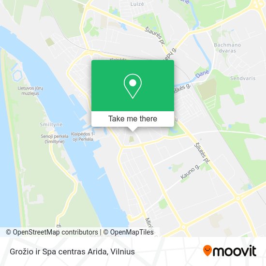 Карта Grožio ir Spa centras Arida