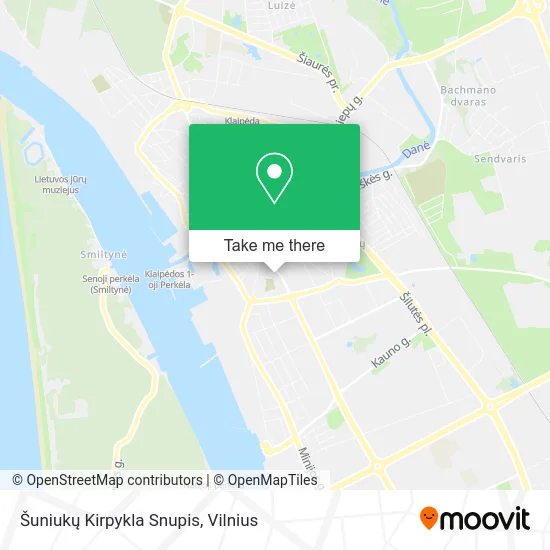 Šuniukų Kirpykla Snupis map