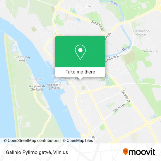 Карта Galinio Pylimo gatvė