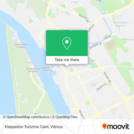 Карта Klaipedos Turizmo Cent