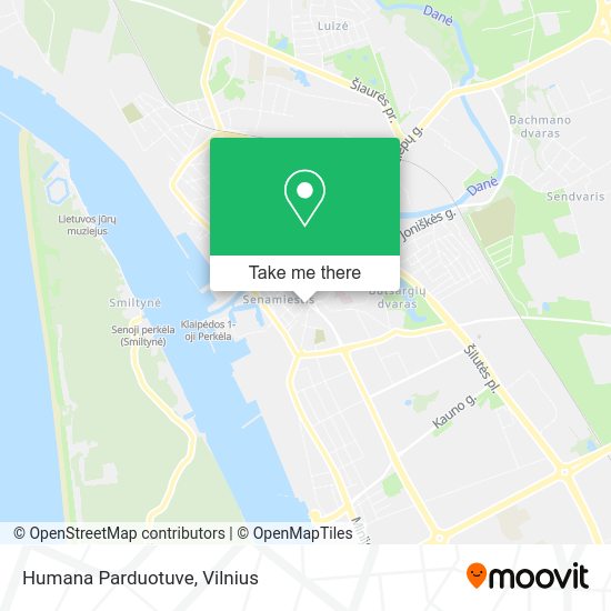 Карта Humana Parduotuve