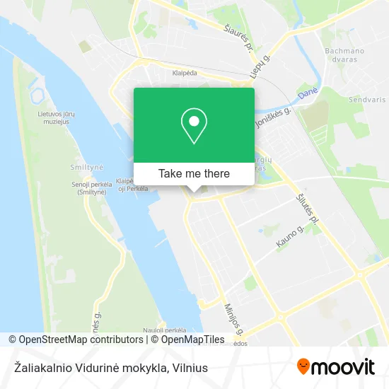 Карта Žaliakalnio Vidurinė mokykla