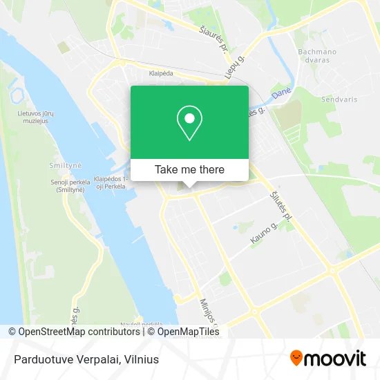 Карта Parduotuve Verpalai