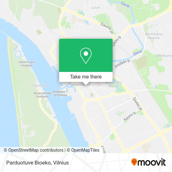 Карта Parduotuve Bioeko