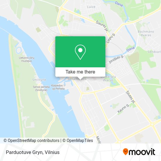 Карта Parduotuve Gryn