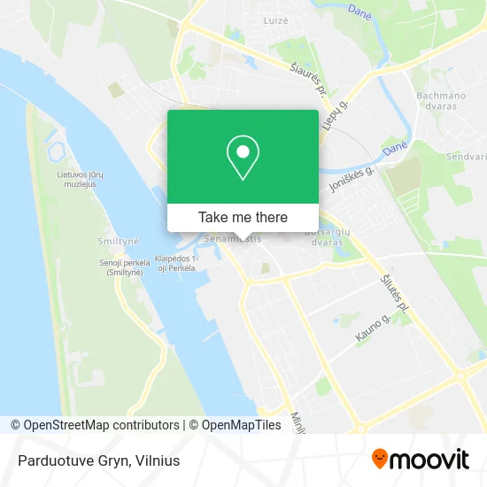 Карта Parduotuve Gryn