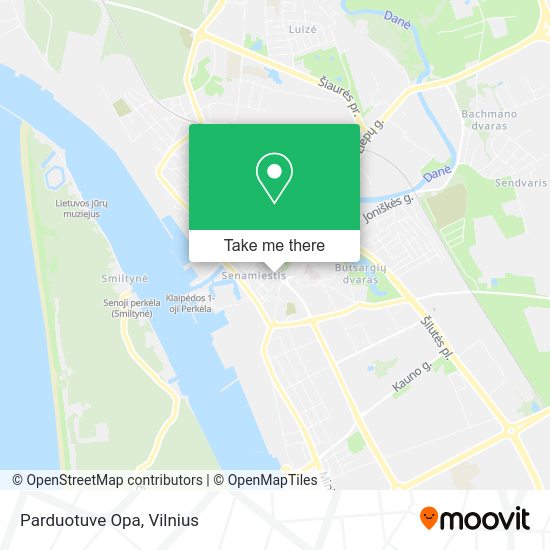 Карта Parduotuve Opa
