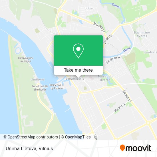 Карта Unima Lietuva
