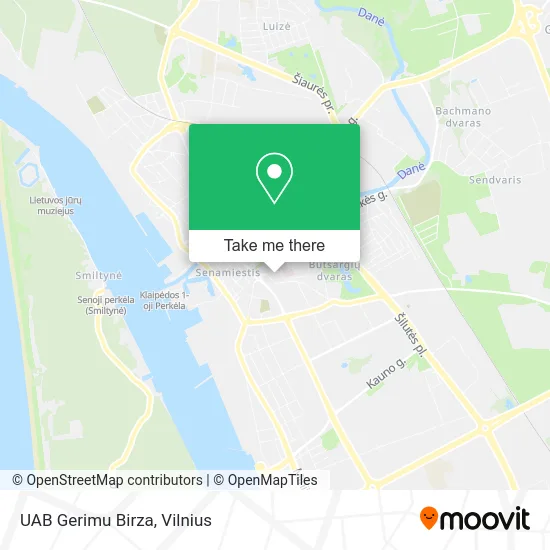 Карта UAB Gerimu Birza