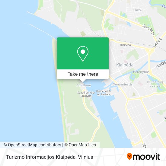 Карта Turizmo Informacijos Klaipeda